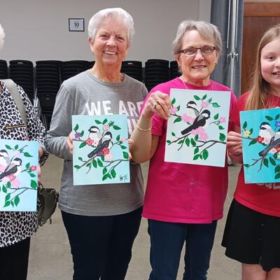 SENIOR CENTER PAINTING CLASS