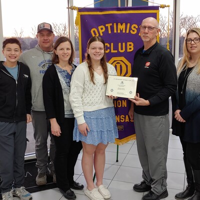 Morgan Nabus Recepient of the H.O.B.Y Scholarship 2024