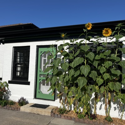 East Door of Historic Starcke House, located next to the museum