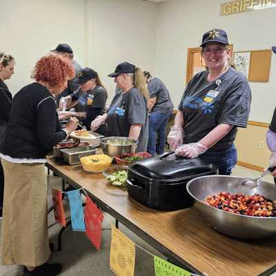 Community organizations are given the opportunity to serve and give back at our Sunday meals.