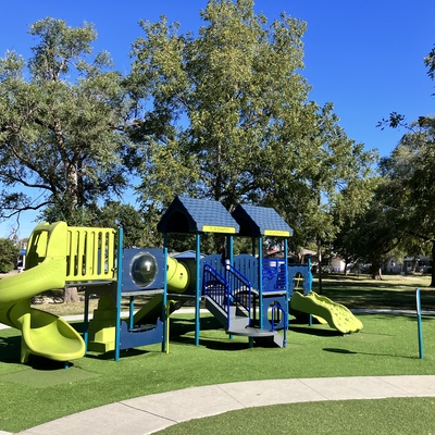 Toddler Playground Equipment and a Sail Sunshade and 2-8" picnic tables