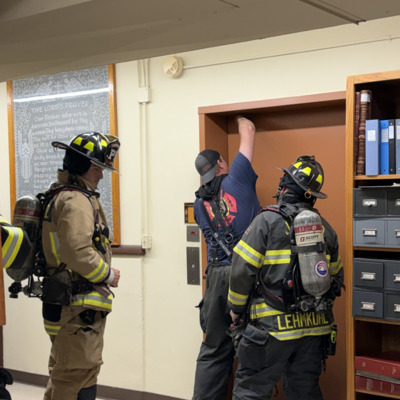 JCPD responding to our emergency elevator call on August 15th
