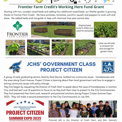 Newsletter, page 1