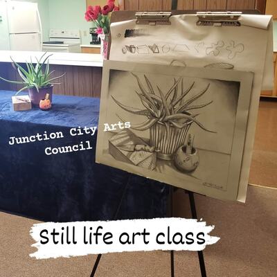 Still Life Drawing class for adults!