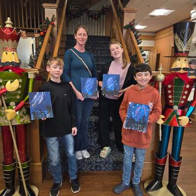 Middle School Painting class