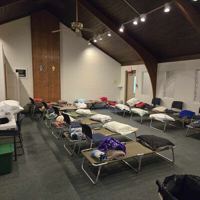 2025 Warming Center in the Conference room